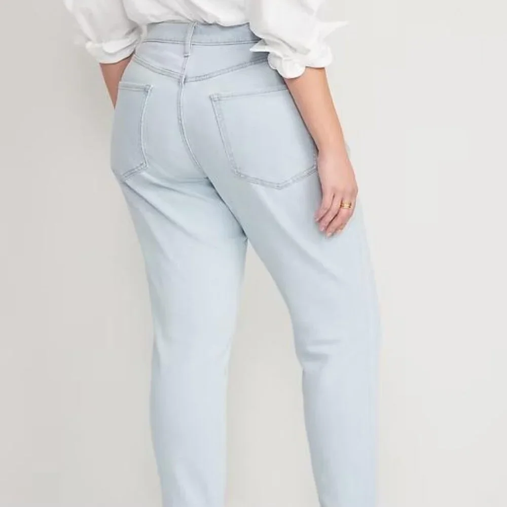 NWT Old Navy Curvy High-Waisted OG Straight Ankle Jeans - Picture 7 of 10
